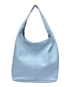 TSBV 57 Celeste Beuteltasche aus Leder - 32x43x15 cm