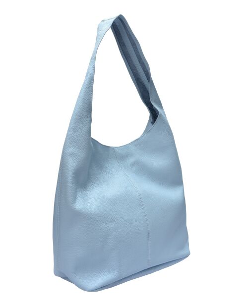 TSBV 57 Celeste Beuteltasche aus Leder - 32x43x15 cm
