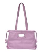 TSBV 52 rosa Schultertasche aus Leder - 22x36x 12cm