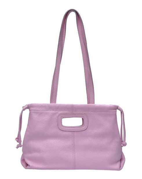 Bandolera TSBV 52 de piel rosa - 22x36x 12cm