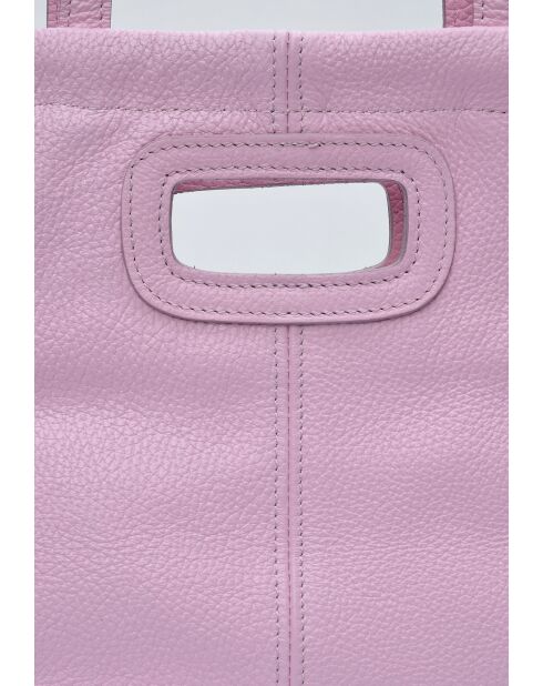 Bandolera TSBV 52 de piel rosa - 22x36x 12cm