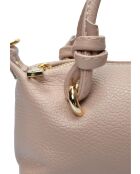 Brooks England Schultertasche aus puderfarbenem Leder - 8,5 x 10 x 7 cm