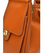 SBV 80 Schultertasche aus cognacfarbenem Leder - 20x26x11 cm