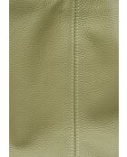 TSBV 57 pistachegroene leren hobotas - 32x43x15 cm
