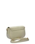 Beigefarbene Schultertasche Rains aus Leder - 13x20x7,5 cm