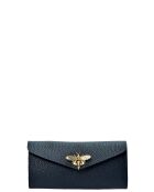 SBV 59 Geldbörse aus dunkelblauem Leder - 9x19x/ cm