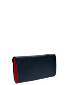 SBV 59 Geldbörse aus dunkelblauem Leder - 9x19x/ cm