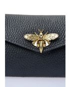 SBV 59 Geldbörse aus dunkelblauem Leder - 9x19x/ cm