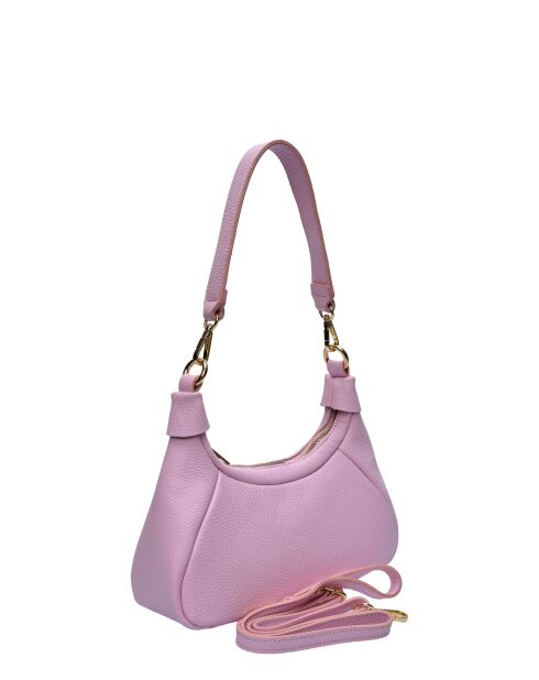 Bolso SBV 58 de piel rosa - 13x26x8 cm