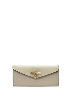SBV 59 Geldbörse aus beigefarbenem Leder - 9x19x/ cm