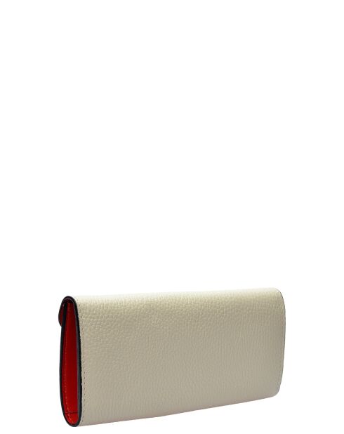 SBV 59 Geldbörse aus beigefarbenem Leder - 9x19x/ cm