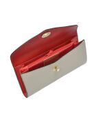 SBV 59 Geldbörse aus beigefarbenem Leder - 9x19x/ cm