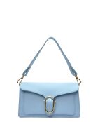 SBV 82 Celeste Schultertasche aus Leder - 14x25,5x9 cm