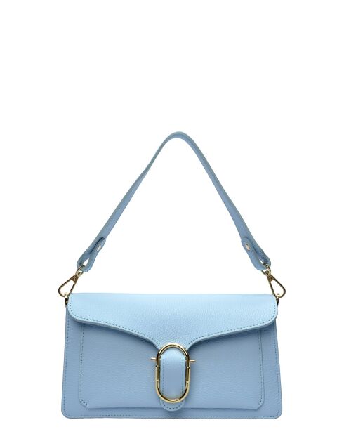 SBV 82 Celeste Schultertasche aus Leder - 14x25,5x9 cm