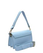 SBV 82 Celeste Schultertasche aus Leder - 14x25,5x9 cm