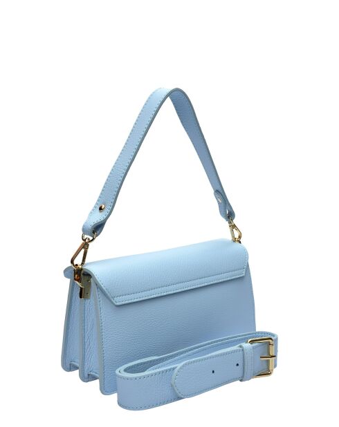 SBV 82 Celeste Schultertasche aus Leder - 14x25,5x9 cm