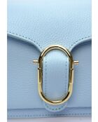 SBV 82 Celeste Schultertasche aus Leder - 14x25,5x9 cm