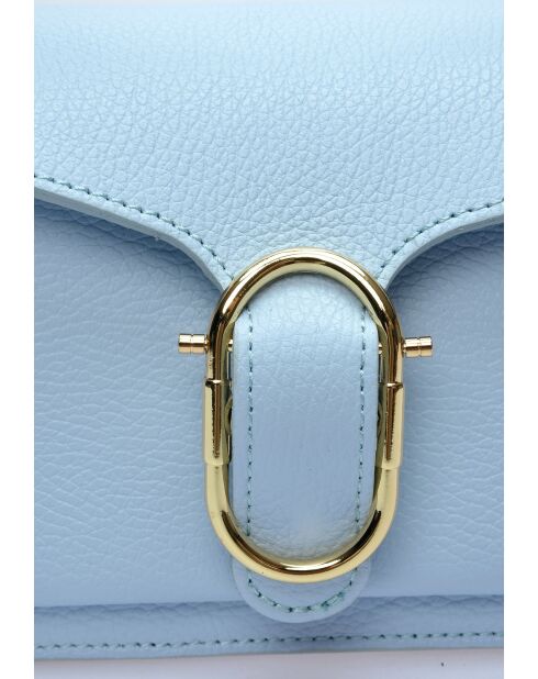 SBV 82 Celeste Schultertasche aus Leder - 14x25,5x9 cm