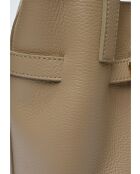 Handtasche Oisika aus Schlammleder - 23x25,5x16,5 cm
