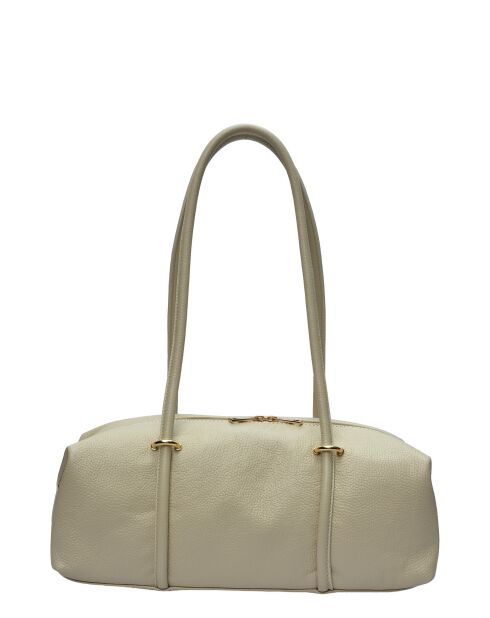 Sac bandoulière en cuir Sandqvist beige - 14x38x12.5 cm