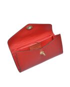 SBV 59 rote Ledergeldbörse - 9x19x/ cm