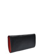 SBV 59 zwarte leren portemonnee - 9x19x/ cm