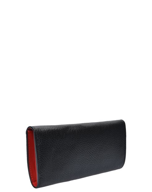 SBV 59 Geldbörse aus schwarzem Leder - 9x19x/ cm