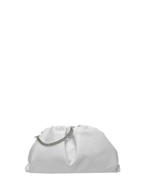 Sac bandoulière en cuir 2226 blanc - 17x32x7 cm