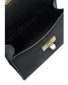 Bolso de piel Cuyana negro - 12,5x19,5x7,5 cm