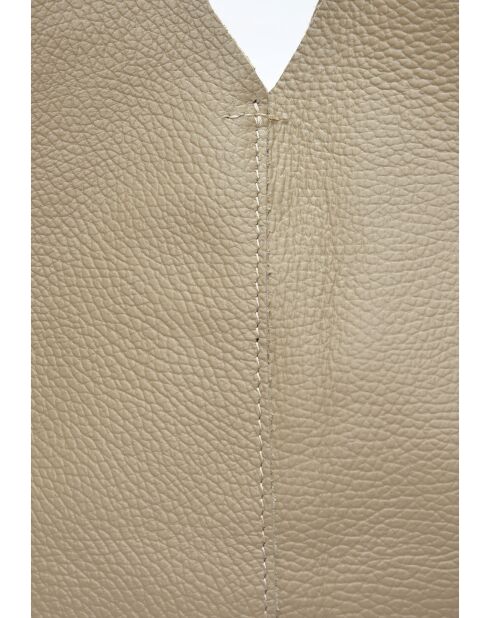 Pauline Pin modderleren hobotas - 22x25x14 cm