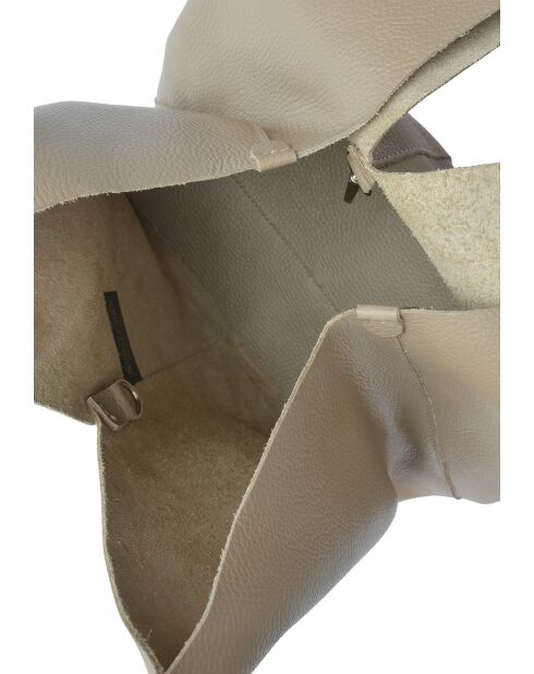 Pauline Pin modderleren hobotas - 22x25x14 cm