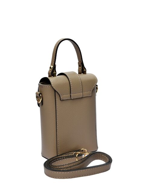 SBV 78 Beuteltasche aus Schlammleder, 16,5 x 12 x 6 cm
