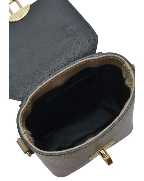 SBV 78 Beuteltasche aus Schlammleder, 16,5 x 12 x 6 cm