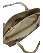 Atelier Auguste Schultertasche aus Schlammleder - 16x31x9 cm