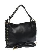 Elleme Schultertasche aus schwarzem Leder - 23x40x3,5 cm