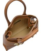 SBV 79 Tragetasche aus Leder in Cognac, 16 x 22,5 x 5,5 cm
