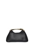 Sac à main en cuir Maison Thomas noir - 11.5x24x9.5 cm