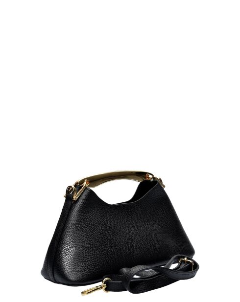 Sac à main en cuir Maison Thomas noir - 11.5x24x9.5 cm
