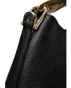 Sac à main en cuir Maison Thomas noir - 11.5x24x9.5 cm