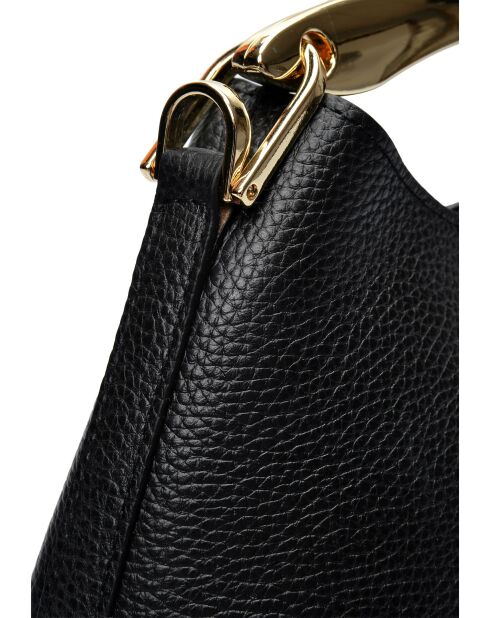 Sac à main en cuir Maison Thomas noir - 11.5x24x9.5 cm