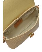 Leo and Violette Schultertasche aus cognacfarbenem Leder - 15x25x5,5 cm