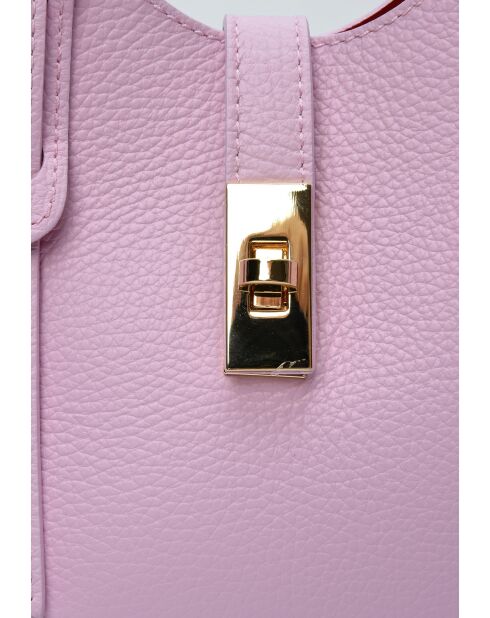 Bolso SBV 60 de piel rosa - 16x20x9 cm