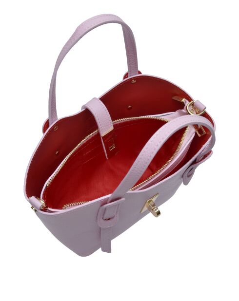 Bolso SBV 60 de piel rosa - 16x20x9 cm