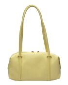 TSBV 51 gelbe Schultertasche aus Leder - 13x30x12,5 cm