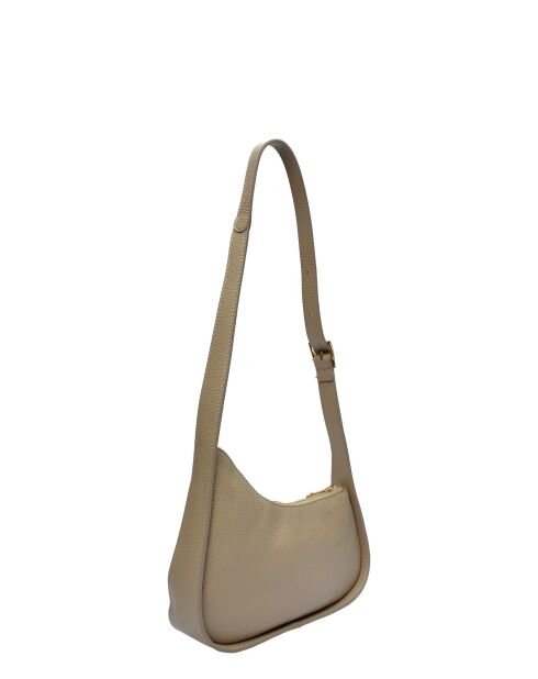 TSBV 53 modderleren schoudertas - 13,5x27x4 cm