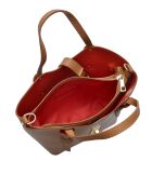 Bolso SBV 60 de piel coñac - 16x20x9 cm