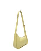 TSBV 53 gelbe Schultertasche aus Leder - 13,5 x 27 x 4 cm