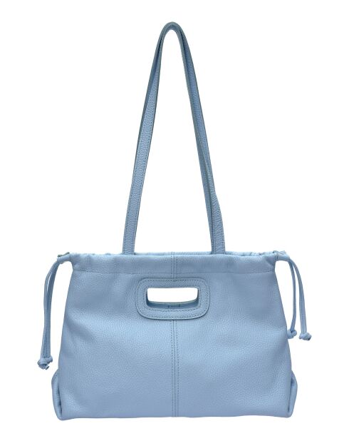 TSBV 52 Celeste Schultertasche aus Leder, 22 x 36 x 12 cm