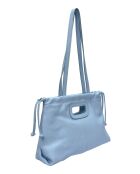 TSBV 52 Celeste Schultertasche aus Leder, 22 x 36 x 12 cm