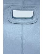 TSBV 52 Celeste Schultertasche aus Leder, 22 x 36 x 12 cm